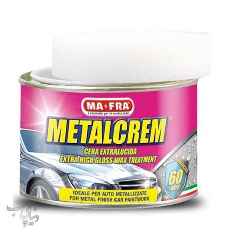 واکس کاسه ای بدنه همراه با پد مخصوص مفرا MAFRA Metal Cream